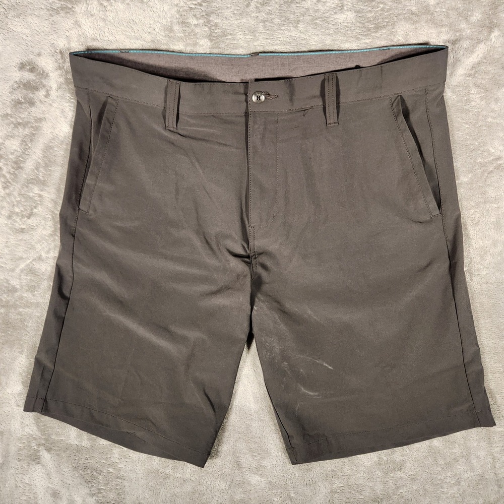 Burnside Hybrid Shorts Mens 38 Gray Good Quick Dry‎ Stretch Board Shorts